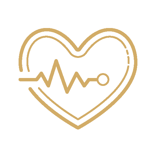 Balance Alvor - balance alvor icons heart with pulse gold