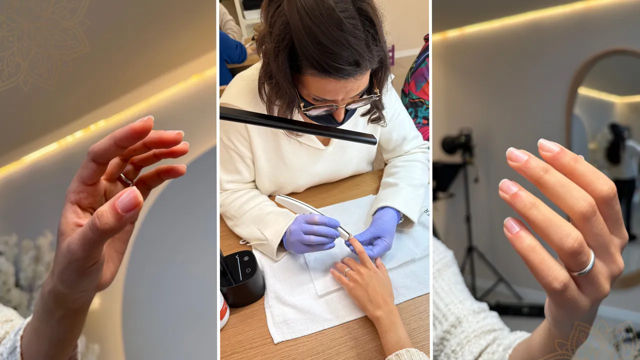 Manicure Áurea com acabamento japonês em Portimão e Alvor